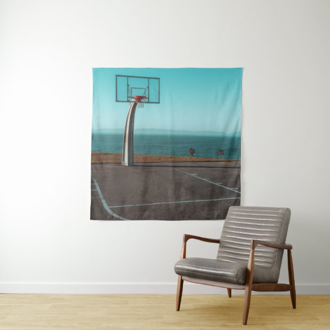 Schöner Basketball-Hoop Wandteppich (Beispiel)