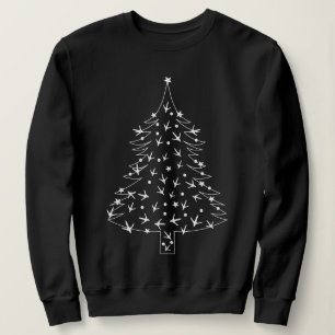 schöner Baum Pfote Hühner Bauern Sweatshirt