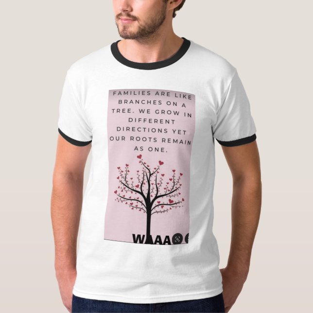 SCHÖNER BAUM UND IHRE BRANCHEN BEDEUTET FT-Shir T-Shirt (Vorderseite)