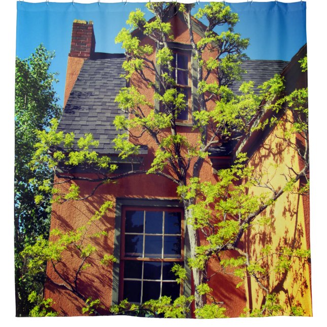 Schöner Baumduschvorhang Duschvorhang (Vorderseite)