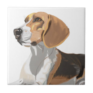 Schöner Beagle Fliese