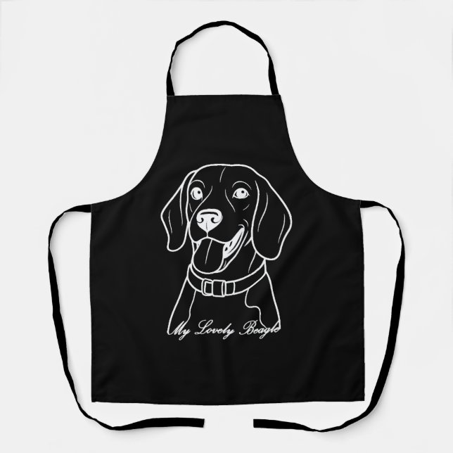 Schöner Beagle Schürze (Vorderseite)