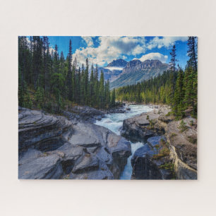 Schöner Berg Fluss Natur Landschaft  Puzzle