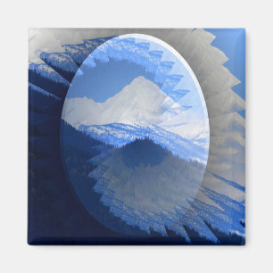 Schöner Berg Shasta...... Magnet