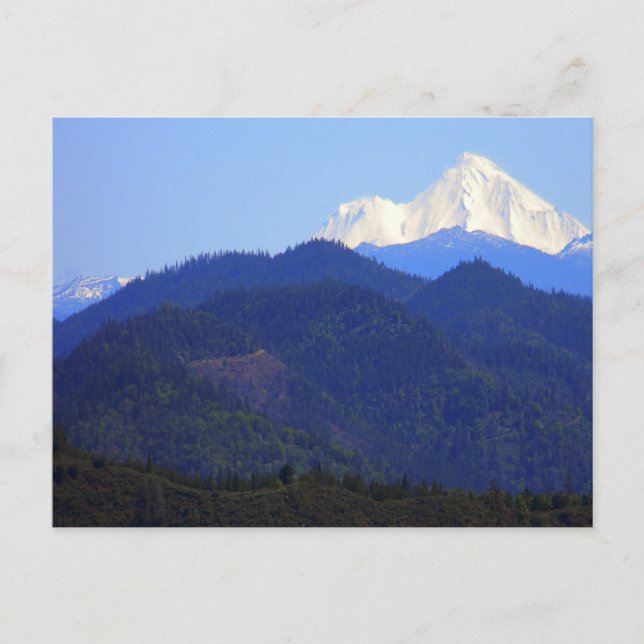 Schöner Berg Shasta.... Postkarte (Vorderseite)