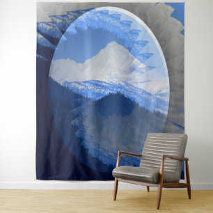 Schöner Berg Shasta...... Wandteppich