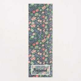 Schöner, beruhigender Teppich aus Blume nach Maß Yogamatte