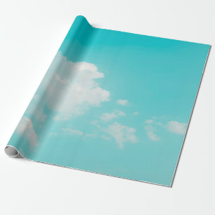 Schöner blauer Himmel und Wolken mit Tageslicht na Geschenkpapier
