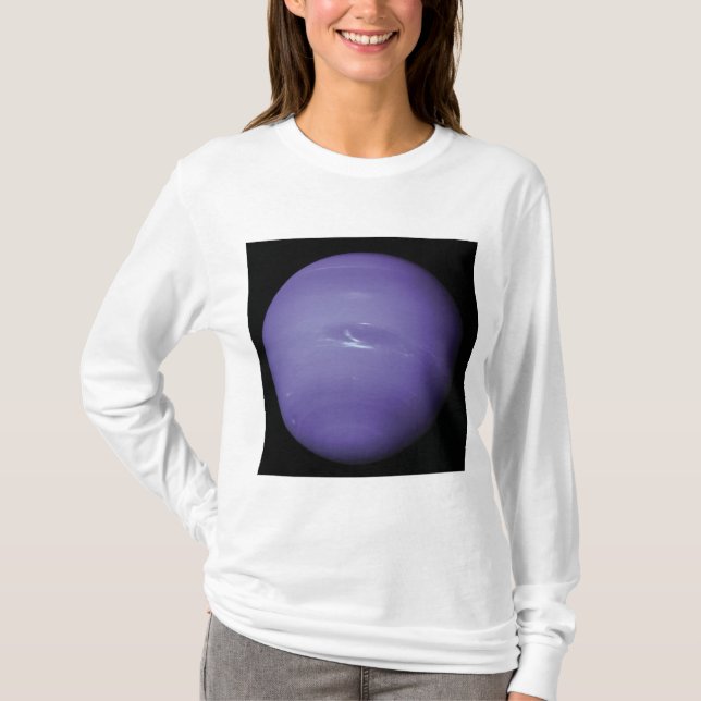 Schöner blauer Neptun, wie vom Raum gesehen, die T-Shirt (Vorderseite)