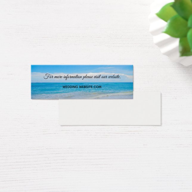 Schöner, blauer tropischer Strand (Schreibtisch)