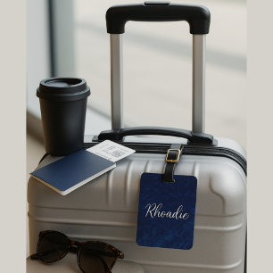 Schöner Blautöne Gepäckanhänger