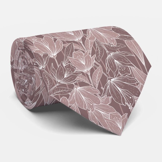 Schöner Blumengarten Neck Tie Krawatte (Gerollt)