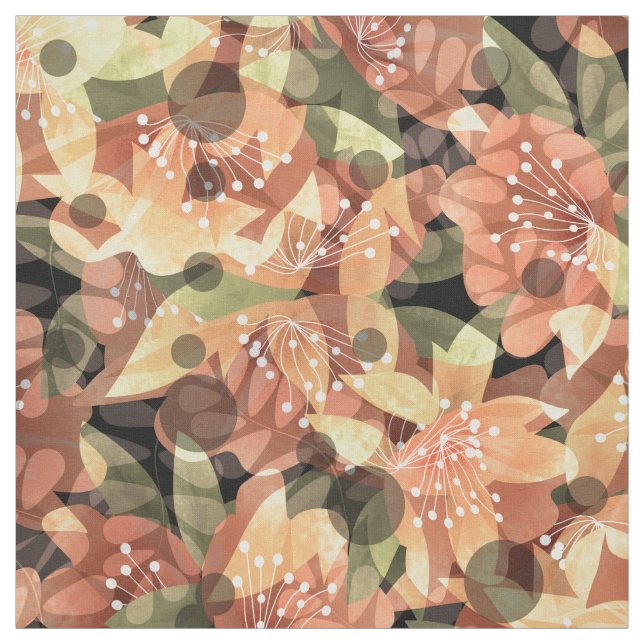 Schöner, blumengeschmückter Hintergrund, elegant,  Stoff (Muster)