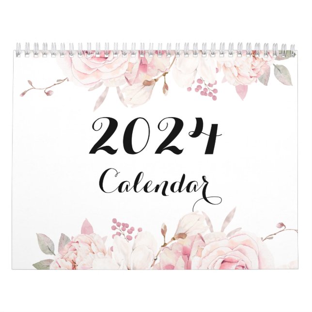 Schöner Blumenkalender 2024 Kalender (Titelbild)