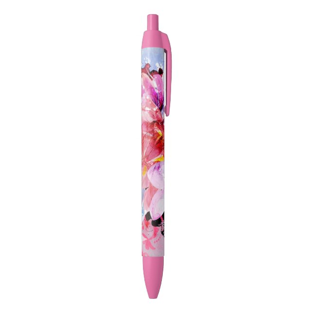Schöner Blumenstrauß der Blumen Kugelschreiber (Unterseite (Vertikal))