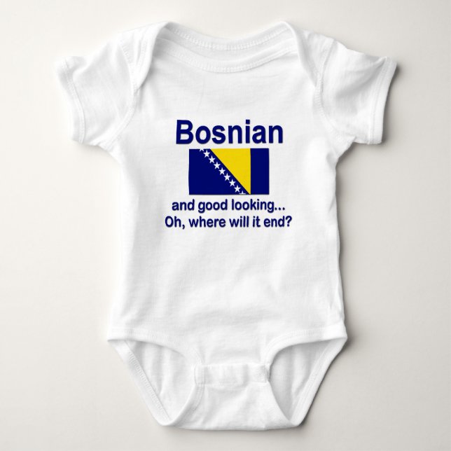 Schöner Bosnier Baby Strampler (Vorderseite)