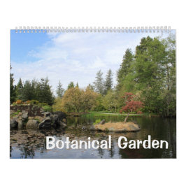 Schöner botanischer Garten Kalender