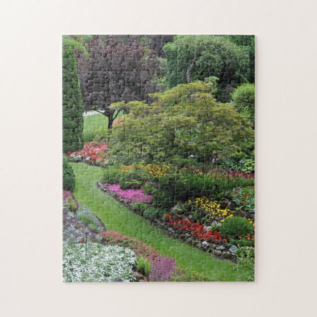 Schöner botanischer Garten Puzzle (Vertikal)