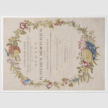 Schöner botanischer Kranz mit Skript