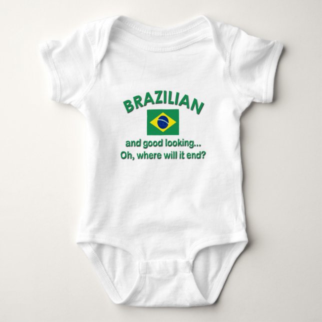 Schöner Brasilianer Baby Strampler (Vorderseite)