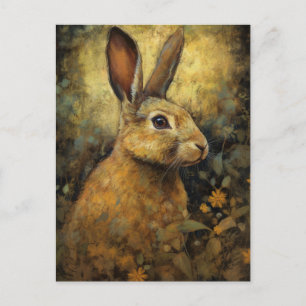 Schöner Brauner Hase Postkarte