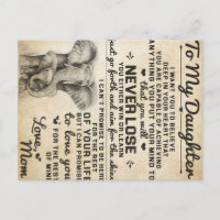 Schöner Brief an Tochter | Liebliches Geschenk