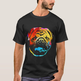 SCHÖNER BUNTER MOPSHUND T-Shirt