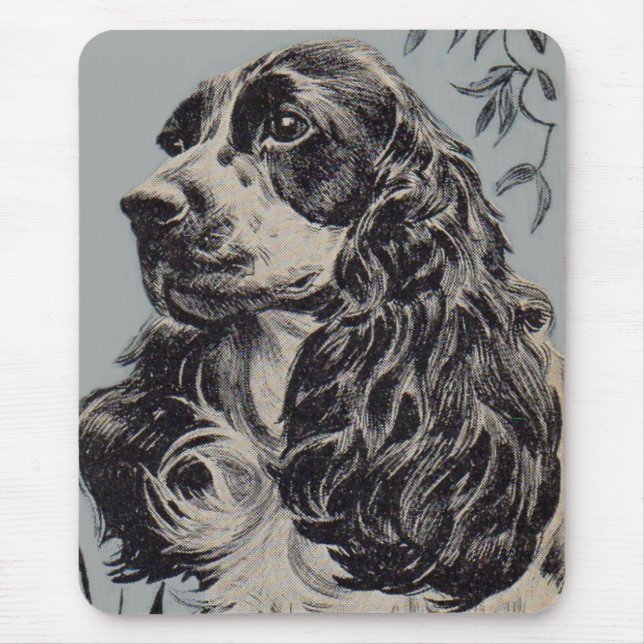 schöner Cocker Spaniel Mousepad (Vorne)