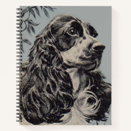 schöner Cocker Spaniel Notizbuch