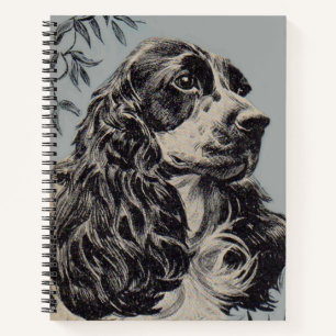 schöner Cocker Spaniel Notizbuch