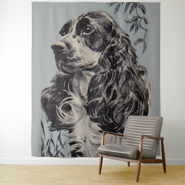 schöner Cocker Spaniel Wandteppich (Beispiel)