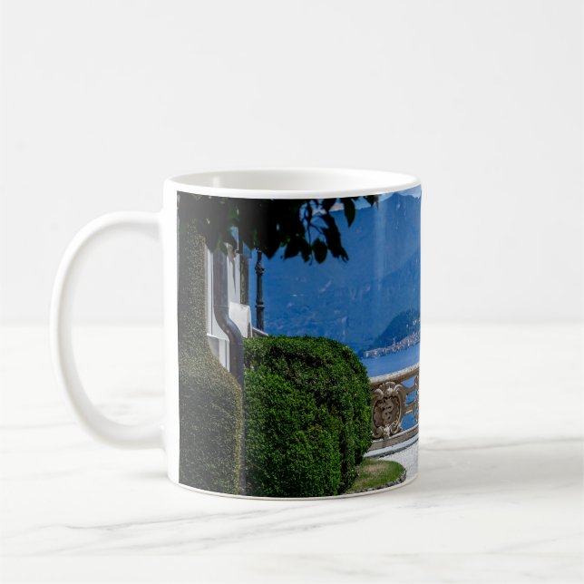 Schöner Comer See Italien Kaffeetasse (Links)