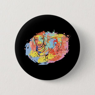 Schöner Dachshund-Hund Button