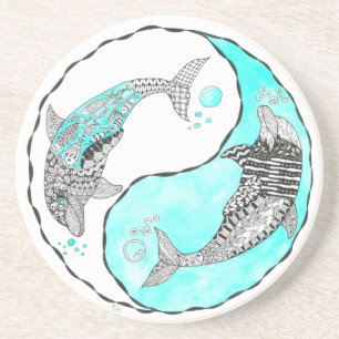 Schöner Delphin-Untersetzer Getränkeuntersetzer