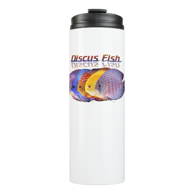 Schöner Discus Fish Thermal Tumbler Thermosbecher (Vorderseite)