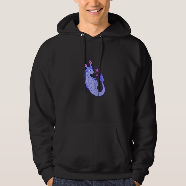 Schöner Drache Mystisch   Hoodie (Vorderseite)