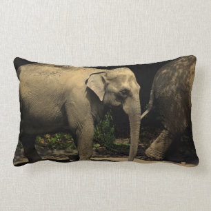 Schöner Elefant Lendenkissen