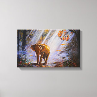 Schöner Elefant | Zazzle_Growshop. Leinwanddruck
