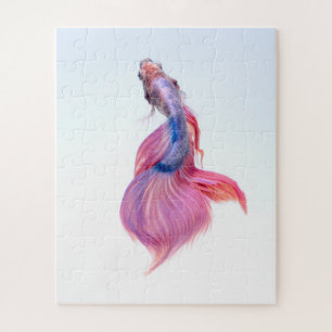 Schöner Fantasy Koi Fisch Puzzle
