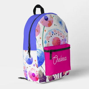 Schöner, farbenfroher Rucksack, einer von der Art Bedruckter Rucksack