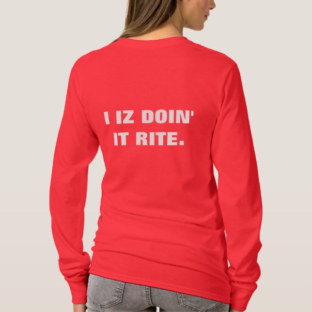 Schöner Feiertag KittehT T-Shirt (Rückseite)