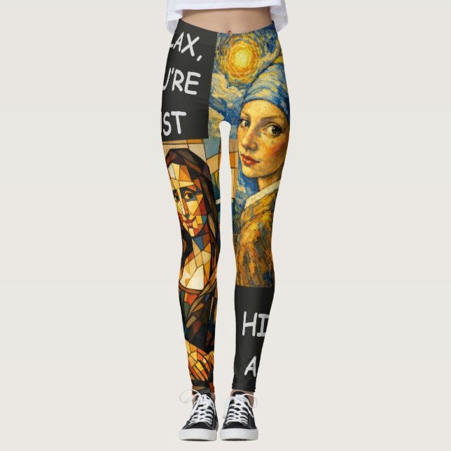 Schöner Fieber-Traum Leggings (Vorderseite)