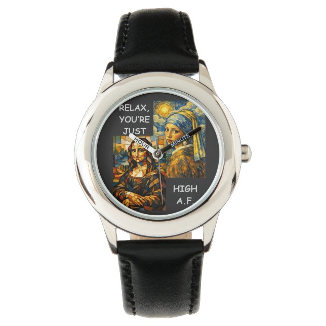 Schöner Fiebertraum Armbanduhr (Vorderseite)