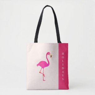 Schöner Flamingo auf Elfenbein