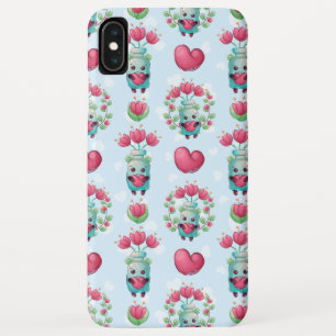 Schöner floral Mason Jar Hearts Muster Case-Mate iPhone Hülle