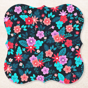 Schöner floraler Ditsy-Hintergrund-56676 Untersetzer