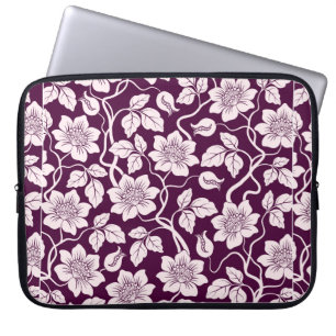 Schöner floraler Hintergrund Laptopschutzhülle