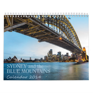 Schöner Foto-Kalender Sydney und blaue Berge Kalender
