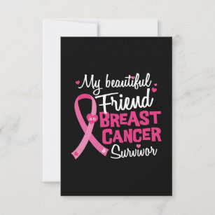 Schöner Freund Brustkrebs-Überlebender Karte