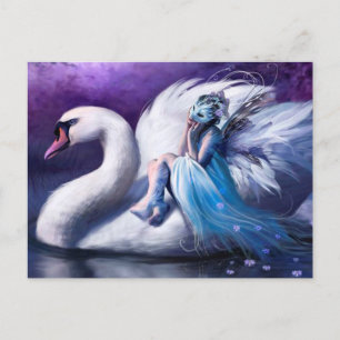 Schöner frischer Patient, der sich fressen lässt Postkarte